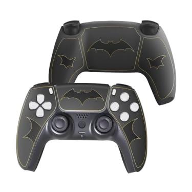 Imagem de Battman Custom PS-5 Controller Wireless compatible with Play-Station 5 Console by BCB Controllers | Proudly Customized in USA with Permanent HYDRO-DIP Printing (NOT JUST A SKIN)