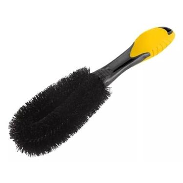 Imagem de Escova Caixa de Rodas, Super Kit Limpa Pneu e Roda de Carro Moto Caminhão - 3 Escovas(Escova para Furo de Roda Vonde)