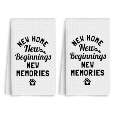 Imagem de XFN 2 peças de presentes de inauguração de casa, toalhas de cozinha para mulheres, toalhas de chá reutilizáveis absorventes de waffle para limpeza de cozinha, panificação, toalha de cozinha de