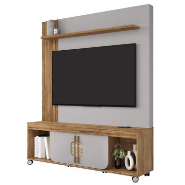 Imagem de Estante Home Tv 65 Pol 160 Cm Maragogi Cinamomo Off White Bechara