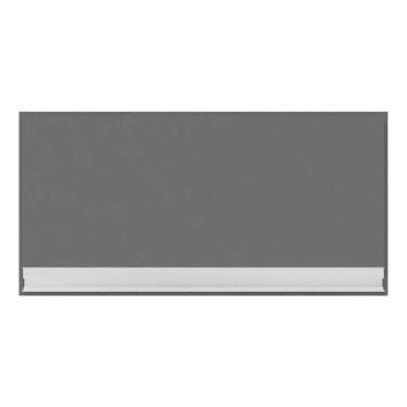 Imagem de Armário Aéreo De Geladeira P/cozinha Andreia 60cm Ajl Móveis Cor Preto