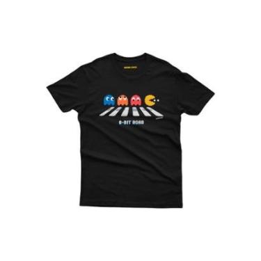 Imagem de Camiseta Nerd Chic Game Pac-Man 8-Bit Road Retro-Unissex