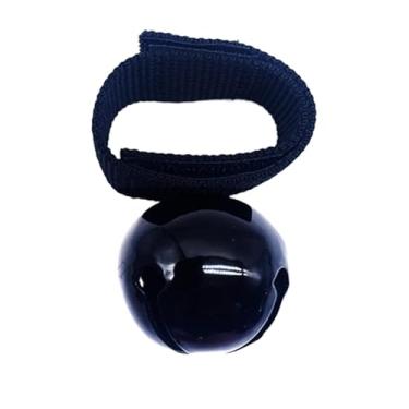 Imagem de UGPLM Sino de Urso com Alça para Alerta de Vida Selvagem, Sino para Cães com Design Silencioso para Caminhadas, Viagens, Camping, Montanhismo e Trilhas, Preto