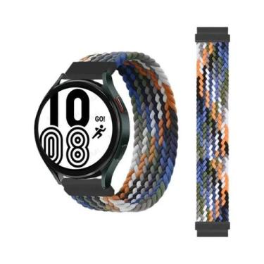 Imagem de Pulseira Trançada Solo Loop De 22mm 20mm Para Samsung Galaxy Watch E A