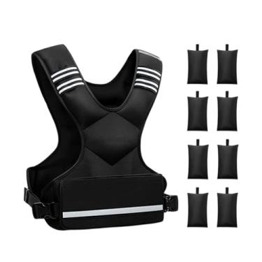 Imagem de Aymzbd Colete com Peso Corporal Ajustável para Homens e Mulheres, Ideal para Calistenia, Atividades ao Ar Livre e Exercícios, 8 Sacos Pequenos