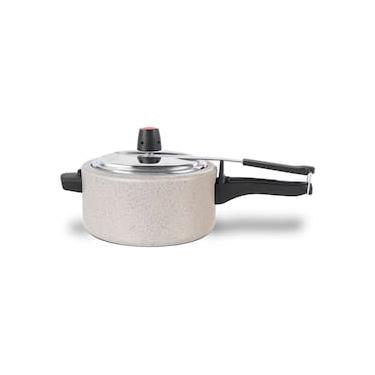 Imagem de Panela de Pressão Brinox Ceramic Life Vapt 3L Mineral Resist Vanilla