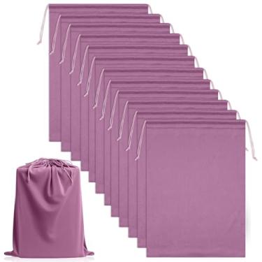 Imagem de Weewooday 12 bolsas de brinquedo de cetim para adultos com cordão de seda, armazenamento de brinquedos para adultos, bolsa dobrável multiuso, organizador de presente leve para mulheres e homens (rosa