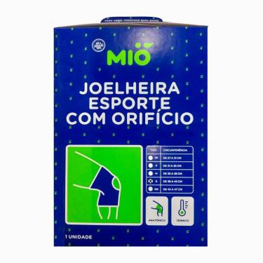 Imagem de Joelheira Esporte Mió com Orifício Tamanho G Cor Grafite 1 Unidade