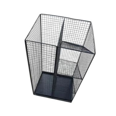 Imagem de IEUDNS Suporte para Guarda-chuva, Grande Capacidade de Armazenamento, Organizador de Balde para Escritório, Decoração de Casa, Corredor, Bengalas, Casa, Preto