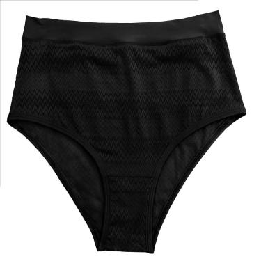 Imagem de Calcinha delrio alta em microfibra jacquard zig zag 500319