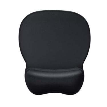 Imagem de Mouse pad ergonômico com descanso de pulso em gel, mouse confortável com base antiderrapante e superfície lisa - suporte de pulso para alívio da dor para computador, laptop, escritório e uso doméstico