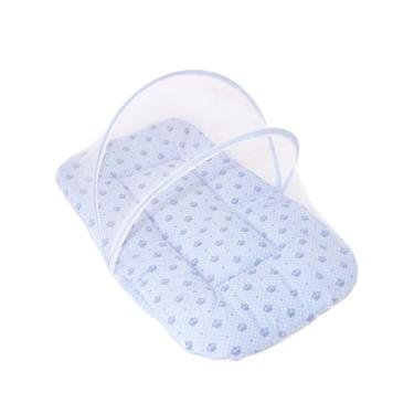 Imagem de Berço Portátil Ninho redutor Com Mosquiteiro Preço De Atacado, enxoval, bebê(coroa azul)