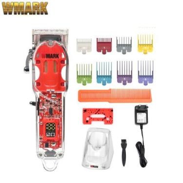 Imagem de Máquina De Cortar Cabelo Profissional Wmark Ng 407 2600mah + Lamina Ce