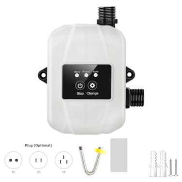 Imagem de Bomba de Pressão Água Automática 24V 150W Silenciosa para Casa com Adaptador Energia Chuveiro Cozinha Jardim e Aspersore