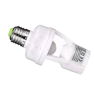 Imagem de LiebeWH Interruptor de Luz de Lâmpada de Sensor de Detecção de Movimento, Soquete de Luz de Lâmpada de Sensor Com Interruptor de Controle Ajustável, para Oficina de Corredor Com Indução Infravermelha