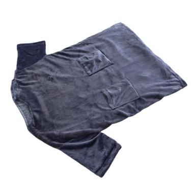 Imagem de Generic Cobertor Aquecido Vestível, Envoltório Aquecido Elétrico USB Com 3 Configurações de Temperatura 5 Zonas de Aquecimento, Cobertor Vestível de Tecido de Flanela para Acampamento