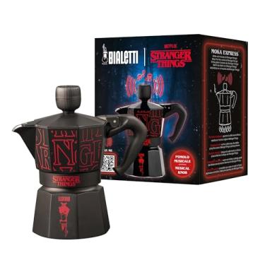 Imagem de Bialetti Cafeteira Moka Music Stranger Things Netflix 3 Xicaras