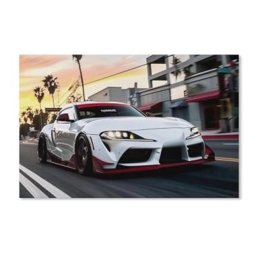 Imagem de HouLaiZhe Speed ​​sup Cool Jdm Cartazes de carro tela estética decoração de quarto pintura de parede impressões de sala de galeria decoração de parede para quarto sala de estar escritório 11 x 17