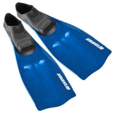 Imagem de SEASUB Nadadeira de Mergulho Azul, Sapata Anatômica Reforçada, Para Mergulho Livre e Snorkeling (Azul, BRA 39/41)