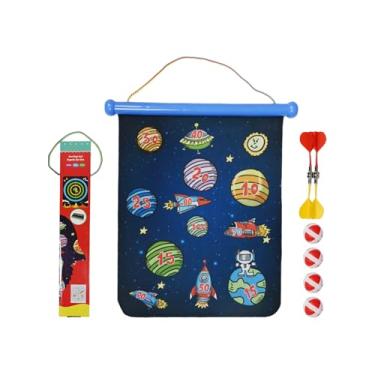 Imagem de Alvo De Dardos - De PVC Dupla Face Magnético | Jogos de Festa com Dardos,para Crianças Meninos e Adolescentes Acampamento Jardim Quintal e Piquenique