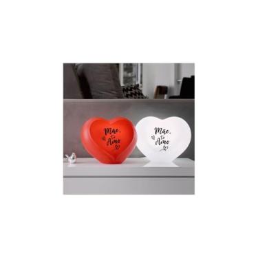 Imagem de Luminária Coração Mãe Te Amo LED Prático e Funcional para o Dia a Dia