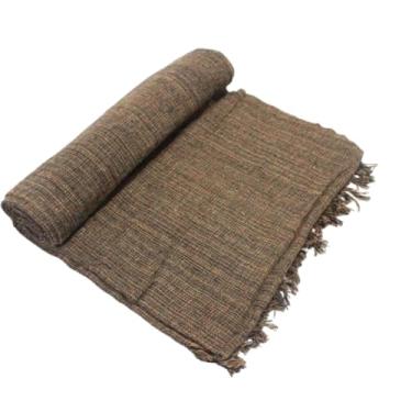 Imagem de Manta Para Sofá King Gigante 3,00 x 1,80 100% Algodão Protetor Decoração(Marrom-Mesclado-3 Metros)