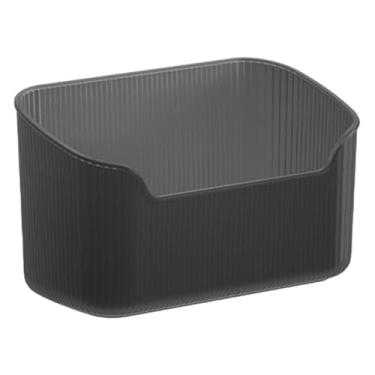 Imagem de Caixa de cosméticos para mesa, organizador de maquiagem | Cantos arredondados seguros com capacidade aumentada para penteadeira, mesa de trabalho e bancada de banheiro