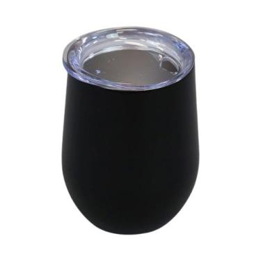 Imagem de Copo Térmico Elegante em Aço Inox Fosco - Mantenha as Bebidas na Tempe
