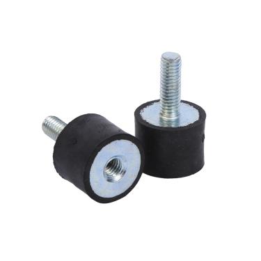 Imagem de Cosiki Amortecedores de Vibração Silenciosos, Montagens de Borracha para Compressores de Ar, Motores a, Motores a Gasolina, 4 Peças, para Máquinas de Solda, Instrumentos (VD20*15 M6*18)