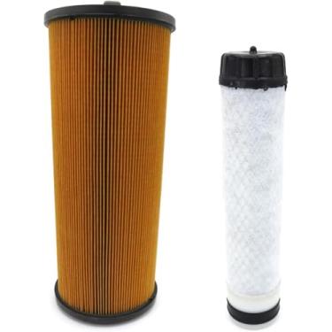 Imagem de Kit de filtro de ar 3607884M92 6241353M91 compatível com Massey Ferguson 1528 1531 1529 1532 1533 1540 1635 ZT29 ZT33, Substituição X0918 X8421 16501 0420300 165010420310 3EA0131830 3607884M91 SL60103