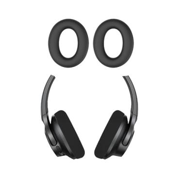 Imagem de Capa de silicone para fones de ouvido Anker Soundcore Q20i, capa lavável para FJIASTB Skin Friendly (preto)