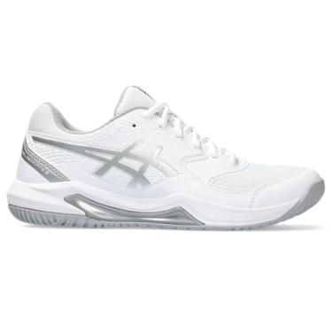 Imagem de ASICS Tênis feminino Gel-Dedicate 8, 7, branco/prata pura
