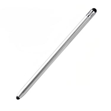 Imagem de Caneta Stylus universal para tela sensível ao toque – Stylus de precisão de alta sensibilidade para iPad iPhone e tablets Android (peça única) (prata)