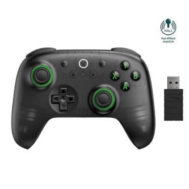 Imagem de 8Bitdo Ultimate 2C Wireless Controller for Windows PC and Android, with 1000Hz Polling Rate, Hall Effect Joysticks and Hall Triggers, and Remappable L4/R4 Bumpers (Transparent Black)