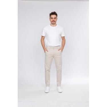 Imagem de Calça Esporte Fino Estilo Social Sarja Gelo - 4 Azes, Gelo, 48