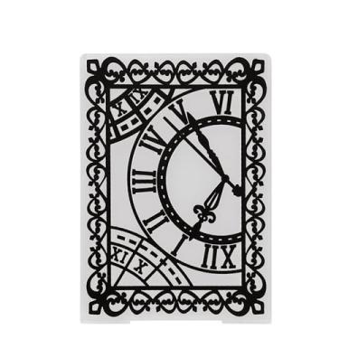 Imagem de Template de Plástico com Textura Impressions Moldura Decorativa Pasta Embossing para Scrapbooking Álbum Fotos Cartão Papel Artesanato Decoração Casame