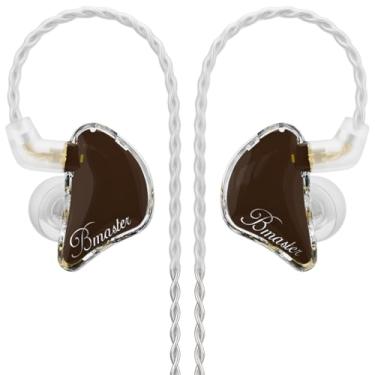 Imagem de Generic Fones De Ouvido Intra-Auriculares Para Monitoramento, Iem Com Três Drivers E Graves Potentes, Isolamento Ruído, Estéreo Alta Fidelidade Fio Músicos, Cantores, Bateristas (Terra)