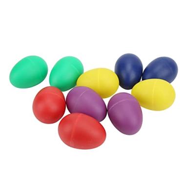 Imagem de Generic Abanadores Plásticos Coloridos da Mão Dos Ovos Musicais para o Treinamento do Ritmo, 10 Pces Mini Brinquedo do Instrumento de Percussão para Crianças