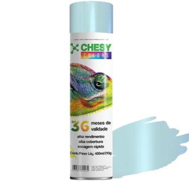 Imagem de Tinta spray chesy uso geral azul claro 210g 400ml chesiquimica