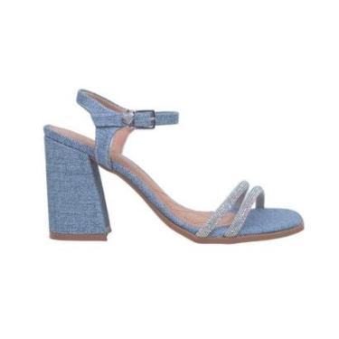 Imagem de Sandália Feminina Salto Alto Grosso Ramarim  23-41201-Feminino