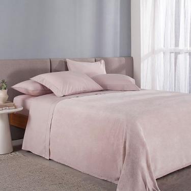 Imagem de Cobertor Casal Buddemeyer Aspen ll 100% Poliéster, Rosa, Casal