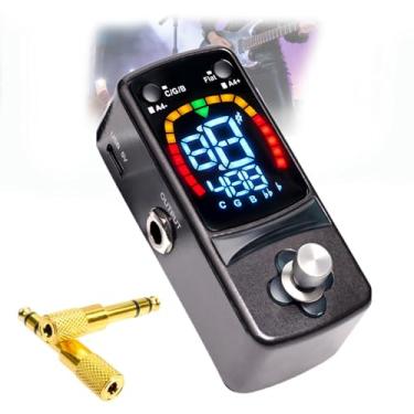Imagem de Afinador De Guitarra, Pedal Afinador CromáTico Para Guitarra, Caixa De Metal, Para AfinaçõEs PadrãO E Alternativas Para Guitarra E Baixo