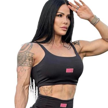Imagem de Top Feminino New Dress Academia Musculação Ginástica Boot Training Brasil-Feminino