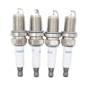 Imagem de 4 peças ZYY1-18-110 FK16PR11 Vela de ignição irídio ZYY1 18 110 ZYY118110 Acessórios automotivos velas de ignição
