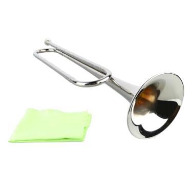 Imagem de Asixxsix Corneta de Cavalaria, Corneta Militar de Grande Calibre para Cavalaria e Escuteiros, Fácil de Tocar, Retro em Si Bemol para Banda Escolar e Iniciados