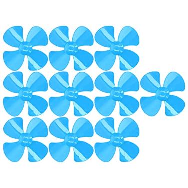 Imagem de aqxreight Hélice de 40 Mm 4 para Carros de Brinquedo DIY Hélices de Substituição de Plástico Com Forte Impulso de Eixo Leve de 2 Mm Compatível para Barcos, Modelos e Artesanato RC (Azul)