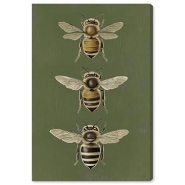 Imagem de Art Remedy Anatomy of the Bee Canvas Vintage Botanicals, Gallery Wrapped, 10 x 15