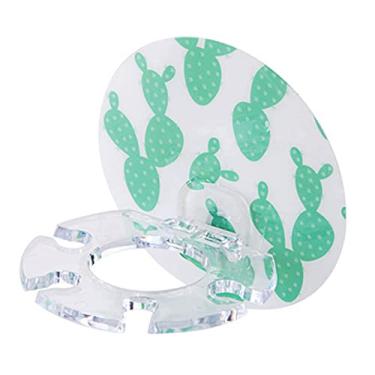 Imagem de Suporte de Escova Dentes Disc Autoadesivo Montado na Parede com Múltiplos Compartimentos Organizador Creme Dental Banheiro Econômico Prático Decoração para Família Quarto Cozinha Escritório