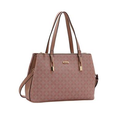 Imagem de Bolsa Elemento Gráfico Casual - Ombro - Rosê - Chenson 3485285