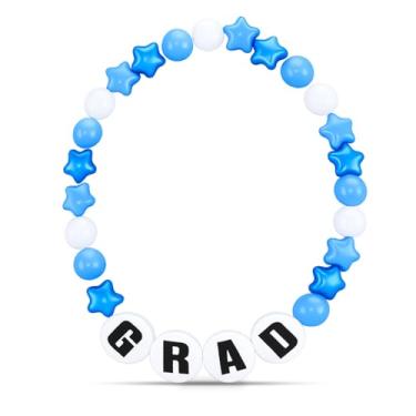 Imagem de RoundFunny Leis de Formatura 2026 Pulseira Gigante Amizade Colar Classe de 2026 Decoração de Festa de Formatura Presente Colorido Redondo Círculos de Espuma Leis para Material Escolar Acessórios